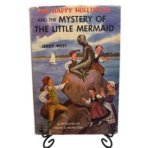 Vintage 1960 Happy Hollisters Myster of the Little Mermaid by Jerry West, HCDJ